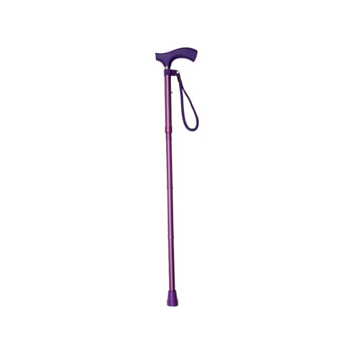 Bengala Alumínio Desdobrável Roxo
