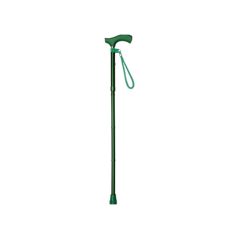 Bengala Alumínio Desdobrável Verde