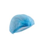 Touca Acordeão Descartável Polipropileno Azul (100 uni)